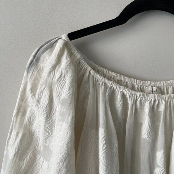 Wilfred Calypso Blouse See-Through 3/4 Sleeves White XS - Picture 8 of 8